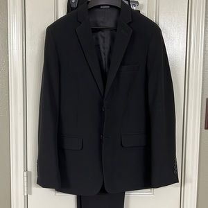 Boys black Calvin Klein suit
